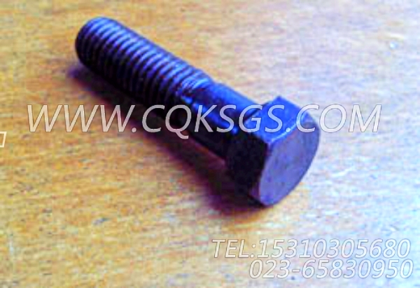 S140六角螺栓,用于康明斯KTA38-C1050柴油机空压机回油管组,【上海汇众牵引车】配件-2