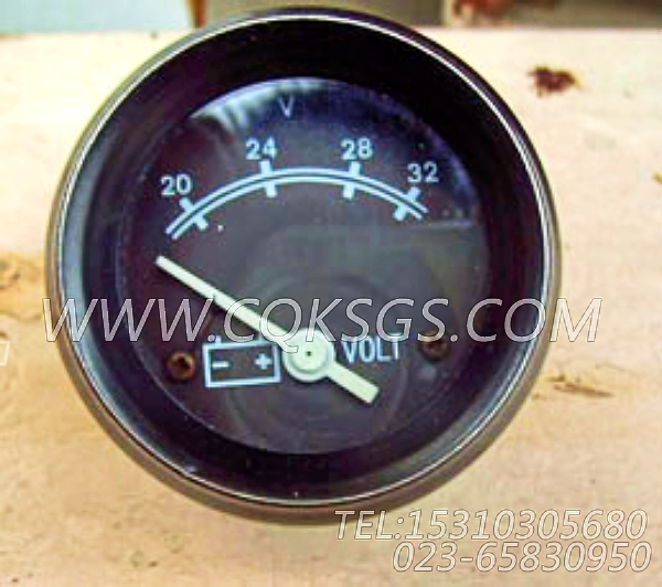 3015235电压表,用于康明斯KTA38-G2-660KW柴油发动机仪表板组,【柴油发电】配件-0