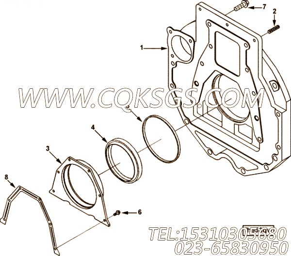 Gasket, Rear Cover