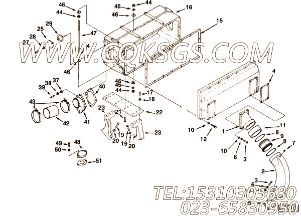 3175522盖板,用于康明斯KTA38-G5主机性能件组,【发电机组】配件