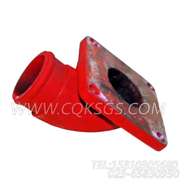 3010327热交换器出水管接头,用于康明斯NTA855-G2-250KW主机热交换器组,【柴油发电】配件-2