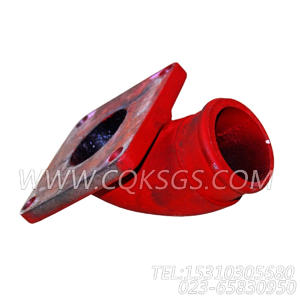 3010327热交换器出水管接头,用于康明斯NTA855-G2(M)60Hz动力热交换器组,【船用主机】配件-2