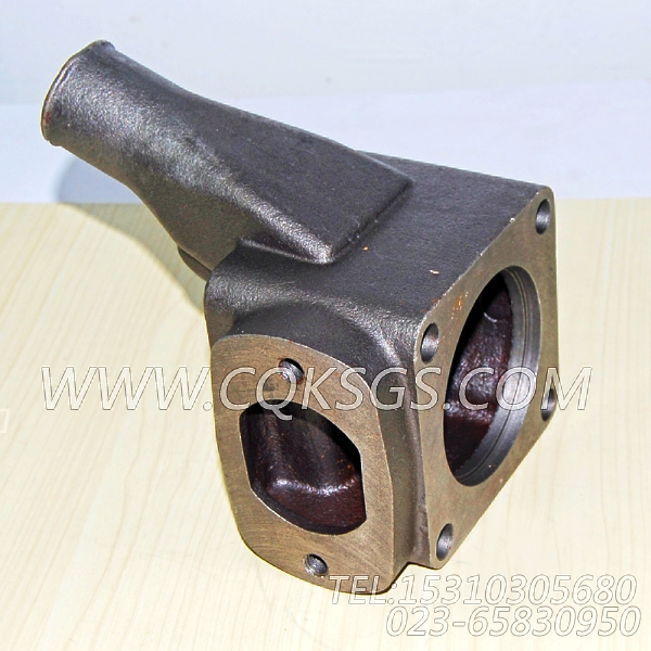 3013610节温器壳体,用于康明斯NTA855-G1动力出水管联接组,【柴油发电】配件-1