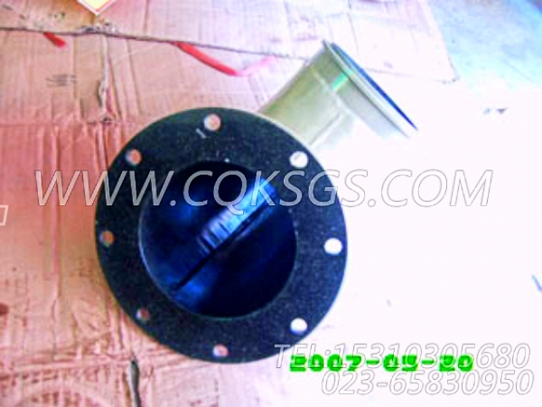 3026237排气管接头,用于康明斯KTA19-G3柴油机排气管弯接头组,【电力】配件-1