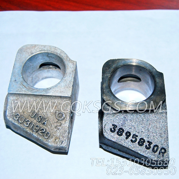 3895830从动轴支架,用于康明斯M11-C295发动机气缸体组,【中航技矿用自卸车】配件-2