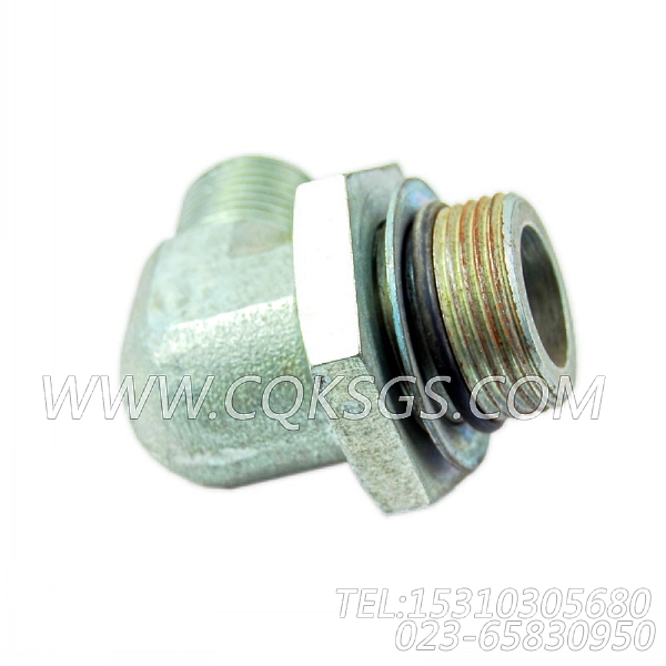 3032628阳性弯接头,用于康明斯KTA38-G5-800GF主机燃滤器管路组,【动力电】配件-2