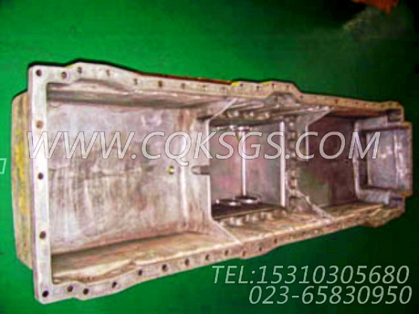 3039252机油盘联接体,用于康明斯KT38-G-500KW主机机油盘组,【发电用】配件-1