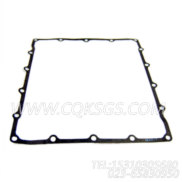 3073213机油盘联接体盖衬垫,用于康明斯KTA19-G4柴油机机油盘组,【发电机组】配件-2