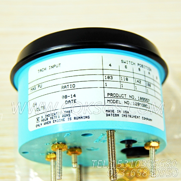 3049555小时计和转速表,用于康明斯NT855-M300主机仪表板总成组,【船用】配件-0
