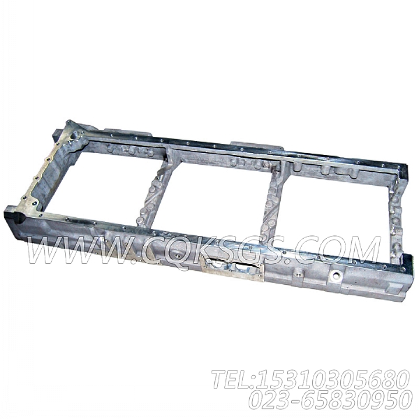 3418862机油盘联接体,用于康明斯KTA19-M600柴油机机油盘组,【抽沙船用】配件-2