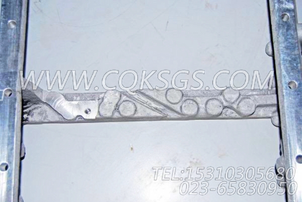 3418862机油盘联接体,用于康明斯KT19-C450主机机油盘组,【上海彭浦推土机】配件-2