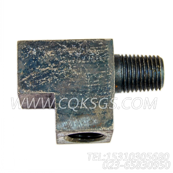 3175687异径三通接头,用于康明斯KTA19-C525主机机油滤清器连接件组,【出口台湾轨道车】配件-2