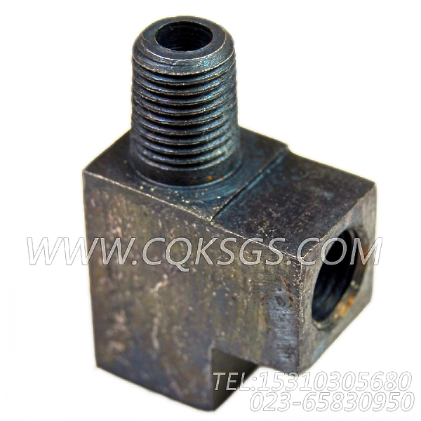3175687异径三通接头,用于康明斯KTA19-G3(M)发动机旁通机油滤清器安装组,【船舶】配件-0