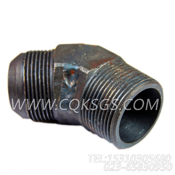 3251022阳性弯接头,用于康明斯NT855-C310柴油机机油盘组,【材料运输车】配件-1