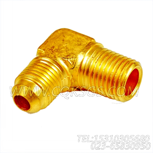 144372凸式弯管接头,用于康明斯KTA19-P540发动机热交换器组,【水泵机组】配件-0