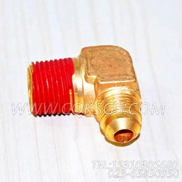 144378阳性弯接头,用于康明斯NT855-C280柴油发动机机油旁通滤清器组,【高原】配件-2