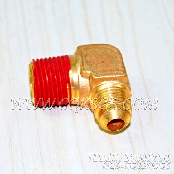 144378阳性弯接头,用于康明斯KT38-M800柴油机水滤器组,【船舶机械】配件-2