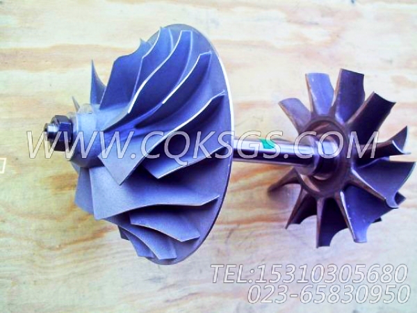 【涡轮增压器压气机叶轮】康明斯CUMMINS柴油机的3521918 涡轮增压器压气机叶轮-2