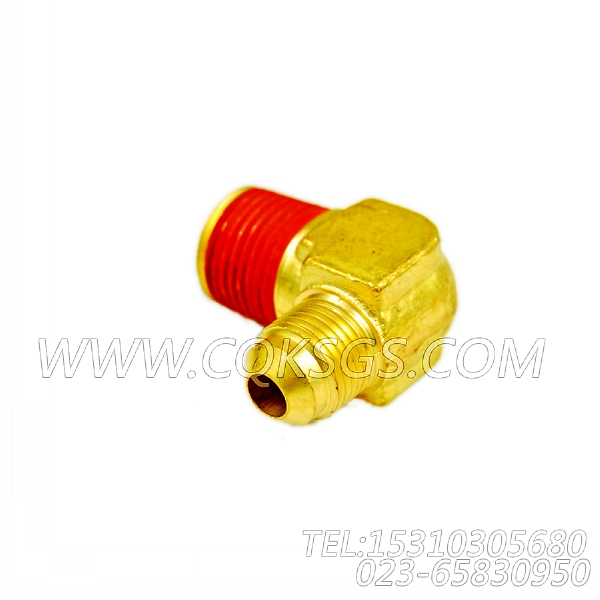 144378阳性弯接头,用于康明斯KTA38-G2-660KW动力水滤器组,【发电机组】配件-1