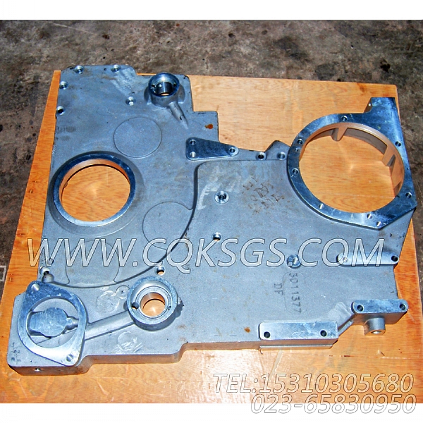 3007362正时齿轮室盖,用于康明斯KTA19-G2柴油发动机发动机前支架组,【动力电】配件-1