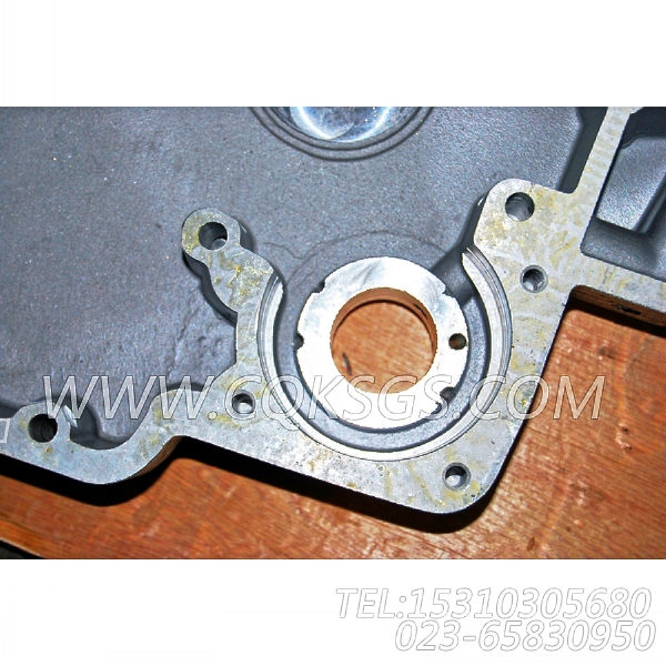 3007362正时齿轮室盖,用于康明斯KTA19-P600柴油发动机发动机前支架组,【水泵机组】配件-0