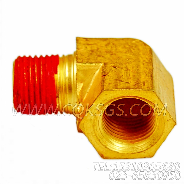 69318弯接头,用于康明斯NTA855-G2(M)柴油发动机热交换器组,【抽沙船用】配件-1