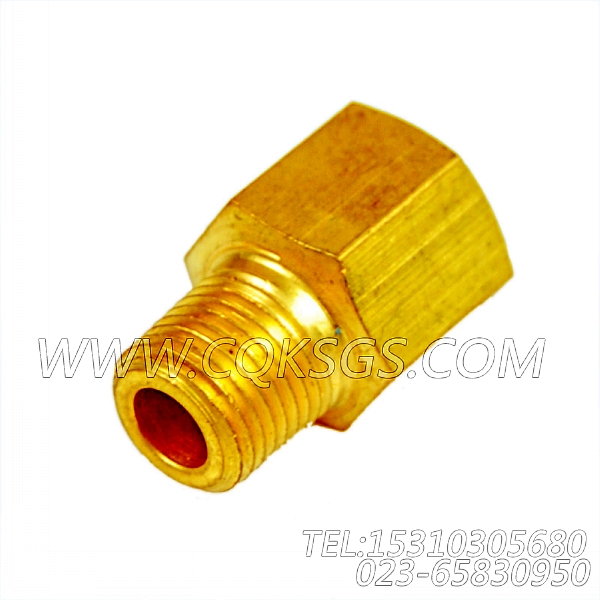 187368普通管接头,用于康明斯NTA855-M350发动机热交换器组,【船用】配件-0