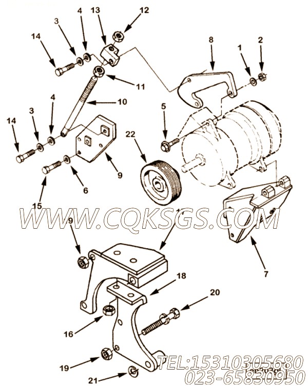 Screw, Captive Washer Cap