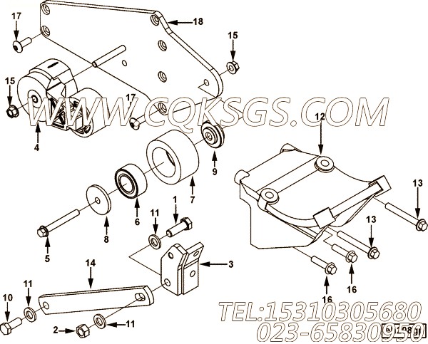Cover, Idler Pulley