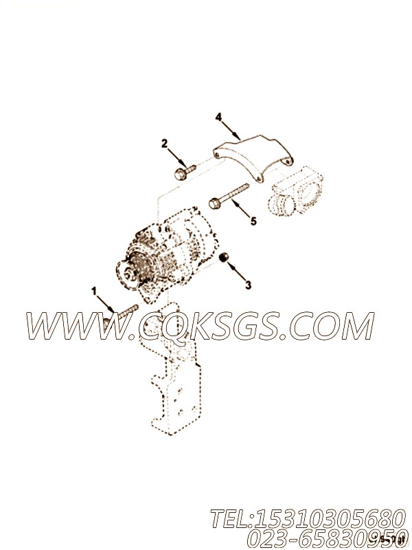 Brace, Alternator