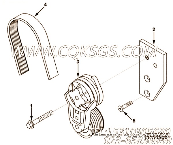 Bracket, Belt Tensioner