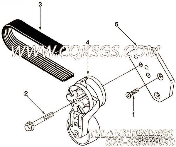 Bracket, Belt Tensioner