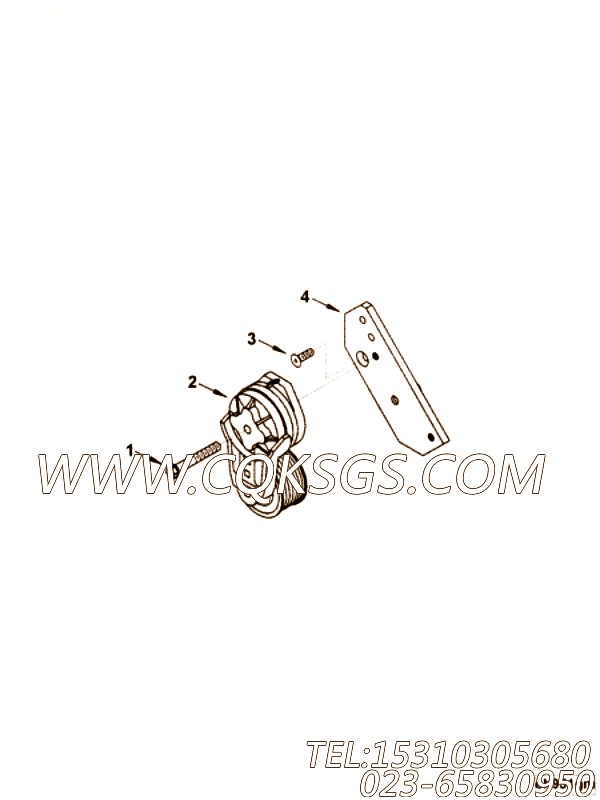 Bracket, Belt Tensioner