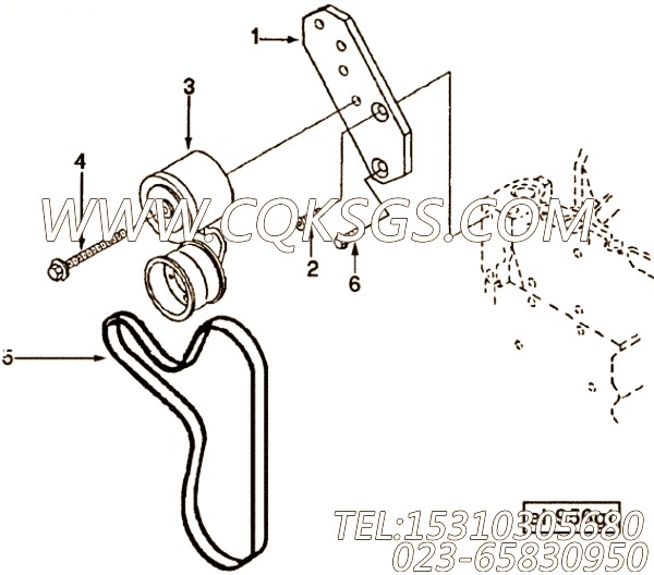 Bracket, Belt Tensioner