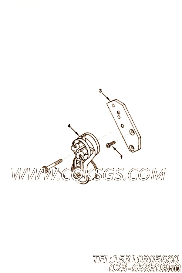 Bracket, Belt Tensioner