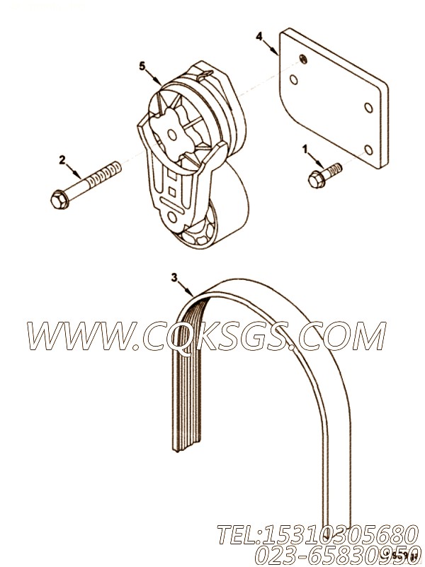 Bracket, Belt Tensioner