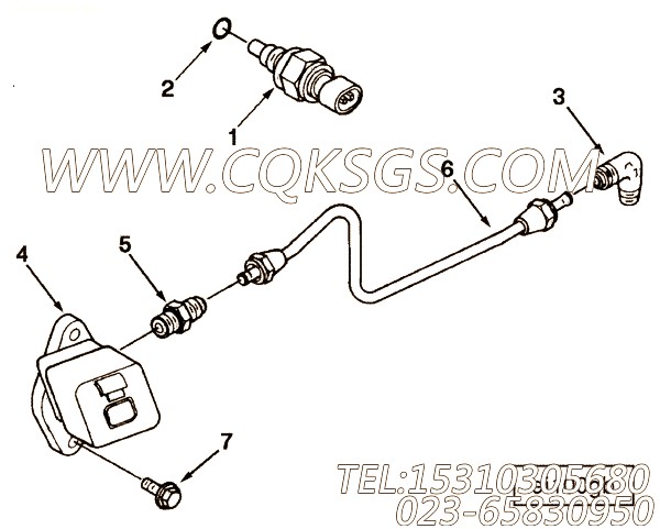 【温度传感器】康明斯CUMMINS柴油机的3613819 温度传感器