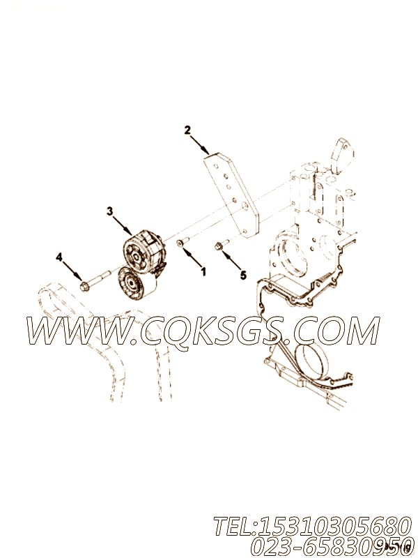 Bracket, Belt Tensioner