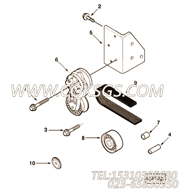 【灰尘Sheild】康明斯CUMMINS柴油机的3920510 灰尘Sheild