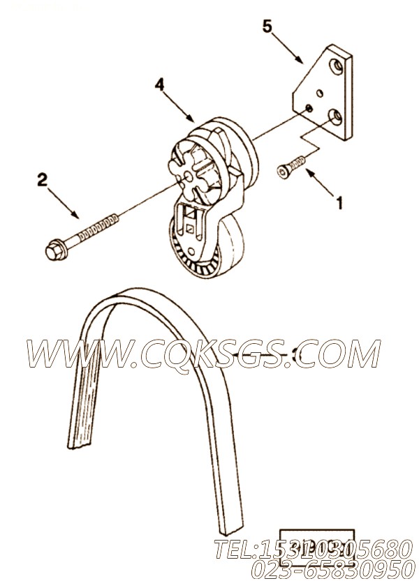 Bracket, Belt Tensioner
