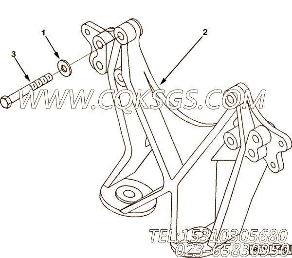 【六角头螺栓】康明斯CUMMINS柴油机的3255476 六角头螺栓