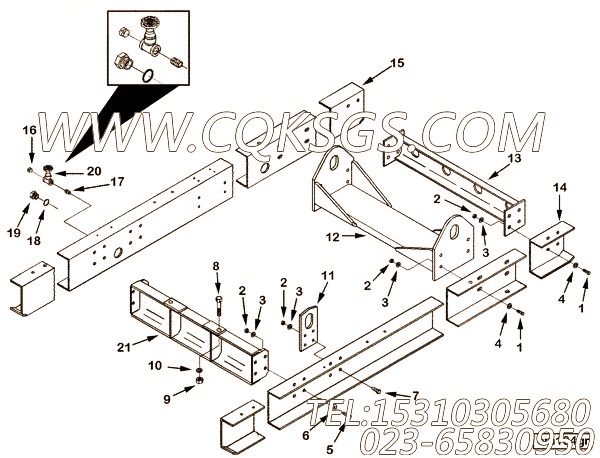 【基铁】康明斯CUMMINS柴油机的3019233 基铁
