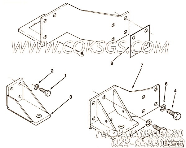 【垫片】康明斯CUMMINS柴油机的218203 垫片