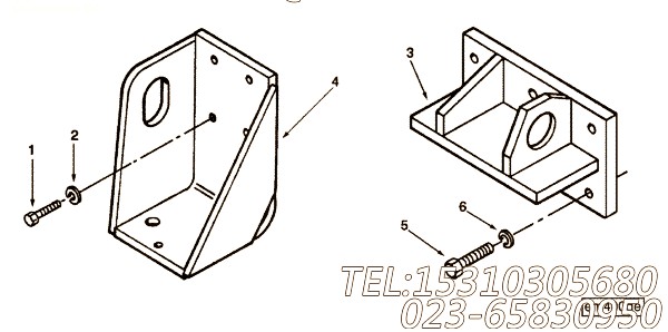 Support, Flywheel Housing