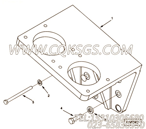 【六角头螺栓】康明斯CUMMINS柴油机的3286728 六角头螺栓