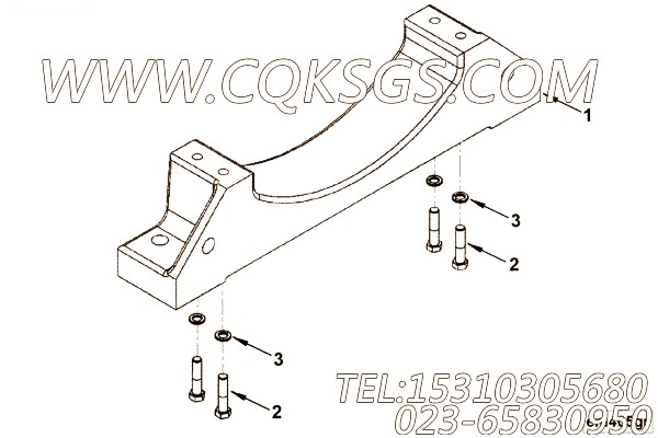 Support, Flywheel Housing