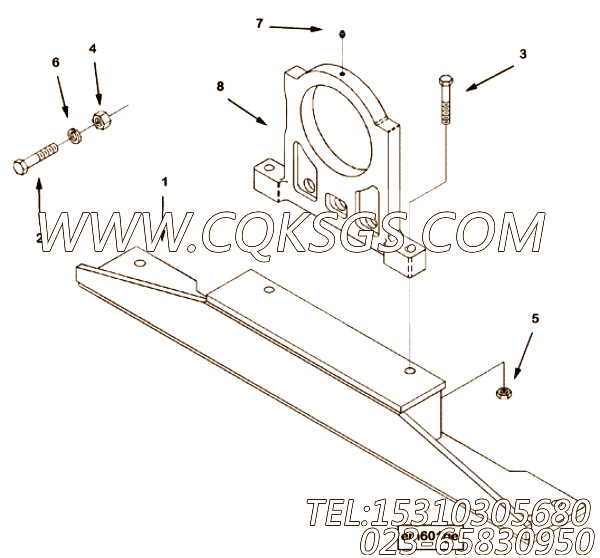 Assembly, Front Engine Sup