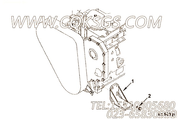 【前置引擎支持】康明斯CUMMINS柴油机的3279174 前置引擎支持