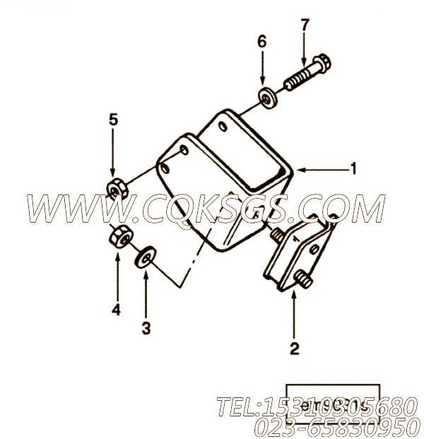 【六角头螺栓】康明斯CUMMINS柴油机的3912790 六角头螺栓