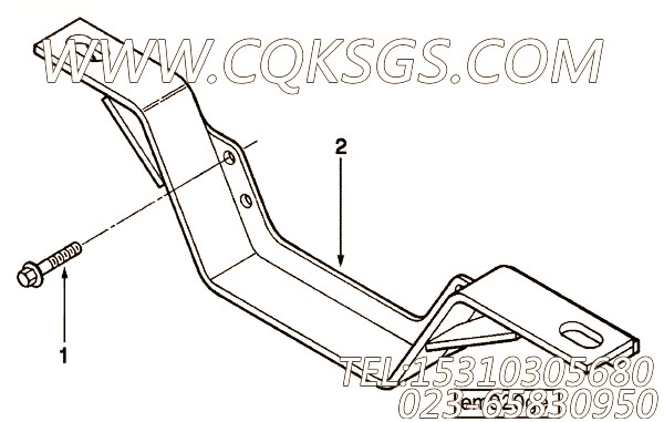【前置引擎支持】康明斯CUMMINS柴油机的3897004 前置引擎支持